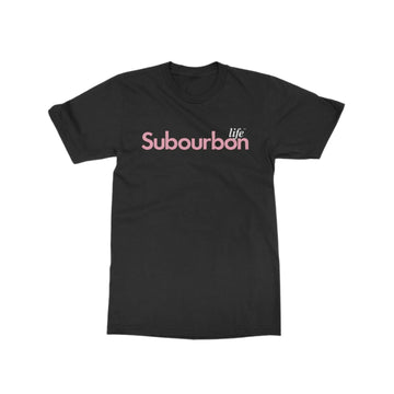 Subourbon Life - Black Short Sleeve Tee Shirt - TIPXY