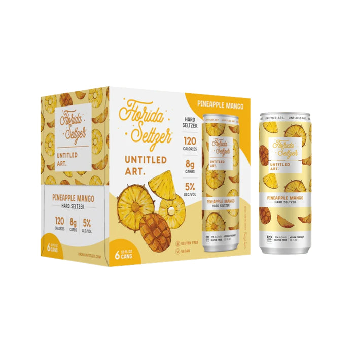 Untitled Art - Florida Seltzer Pineapple Mango Hard Seltzer (6-pack) - TIPXY