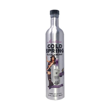 Bozeman Spirits - Montana Cold Spring Huckleberry Vodka - Metal Bottle - TIPXY