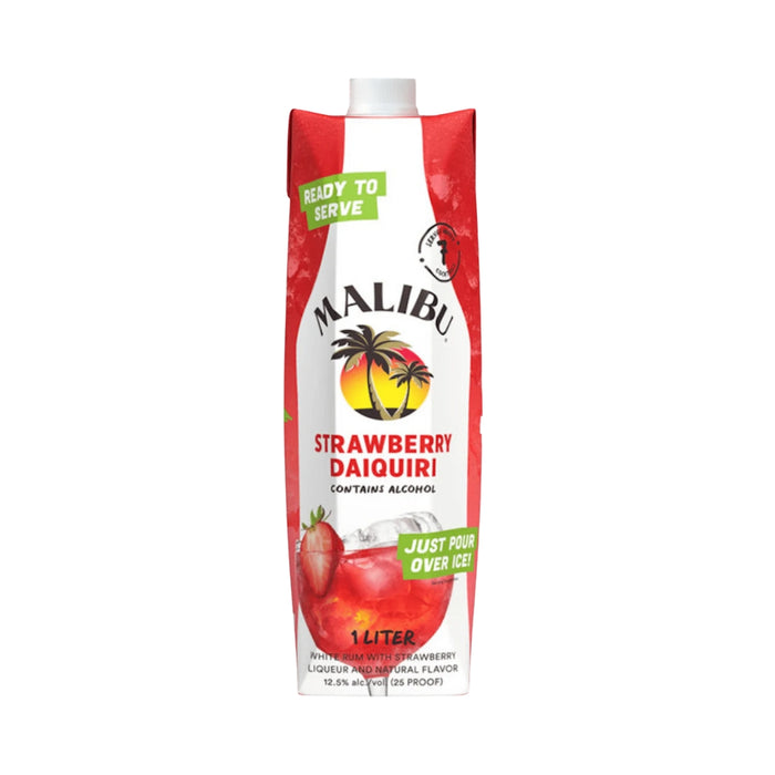 Malibu - Strawberry Daiquiri Ready to Drink Cocktail - TIPXY