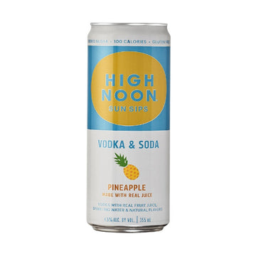 High Noon - Pineapple Vodka and Soda Ready to Serve Hard Seltzer - TIPXY
