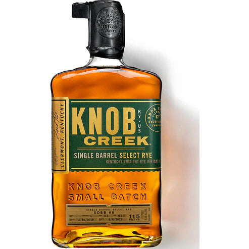 Knob Creek Single Barrel Select Rye - Corks and Bottles Small batch
