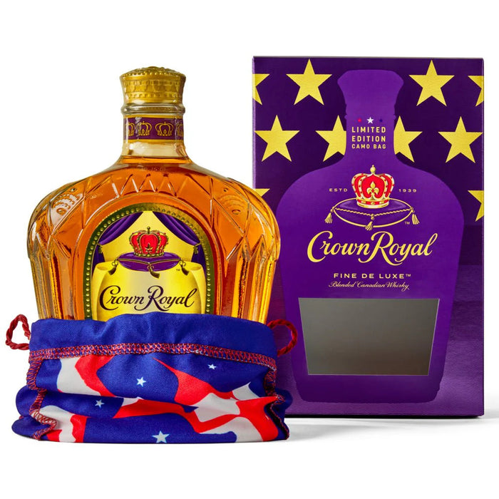 Crown Royal - Limited Edition Fine De Luxe Canadian Blended Whisky with Camo Bag