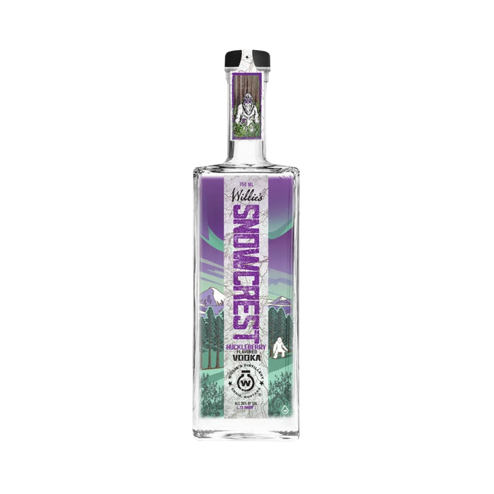 Willie's Distillery - Snowcrest Huckleberry Vodka - TIPXY