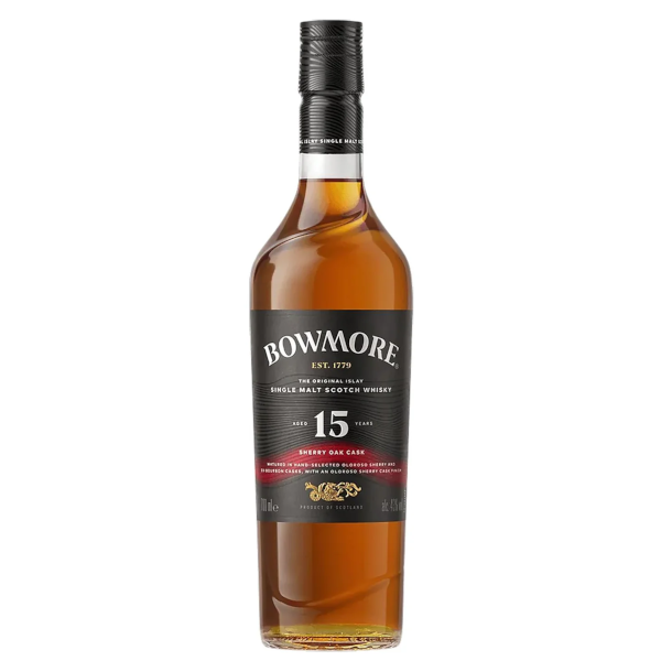 Bowmore - 15 Year Old Sherry Oak Cask Single Malt Scotch Whisky - TIPXY