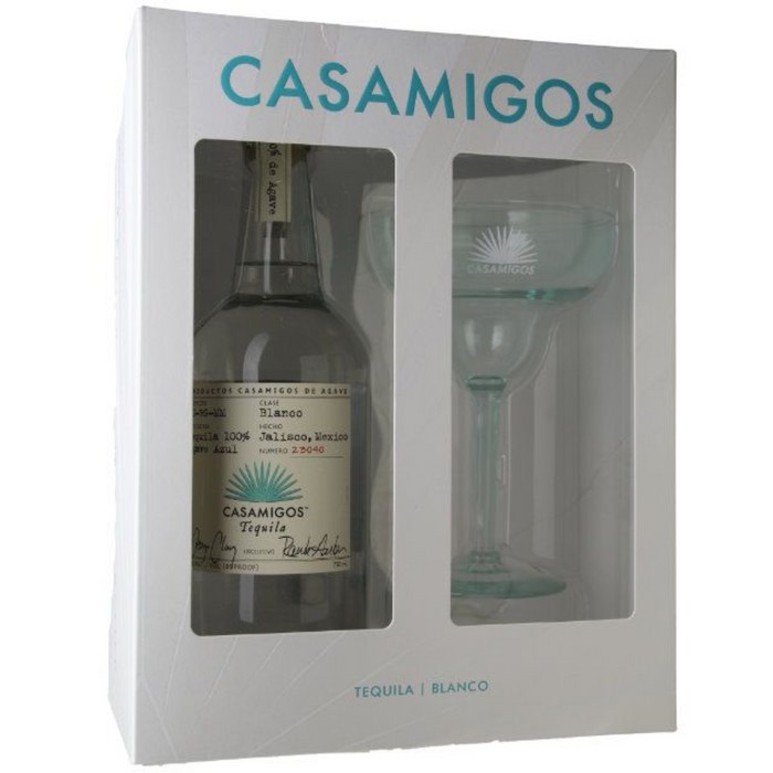 Casamigos - Tequila Blanco Gift Set with Margarita Glass