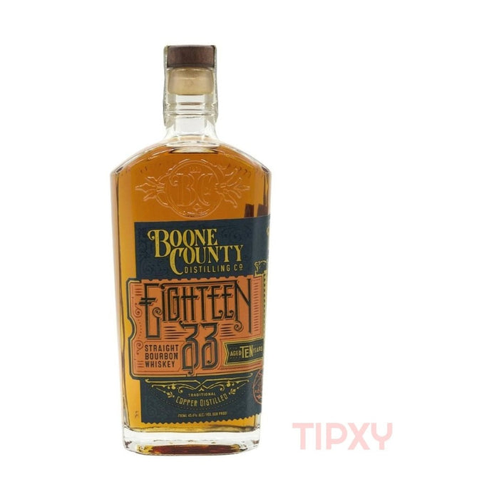Boone County - Eighteen 33 - 10 Year Old Bourbon Whiskey - TIPXY