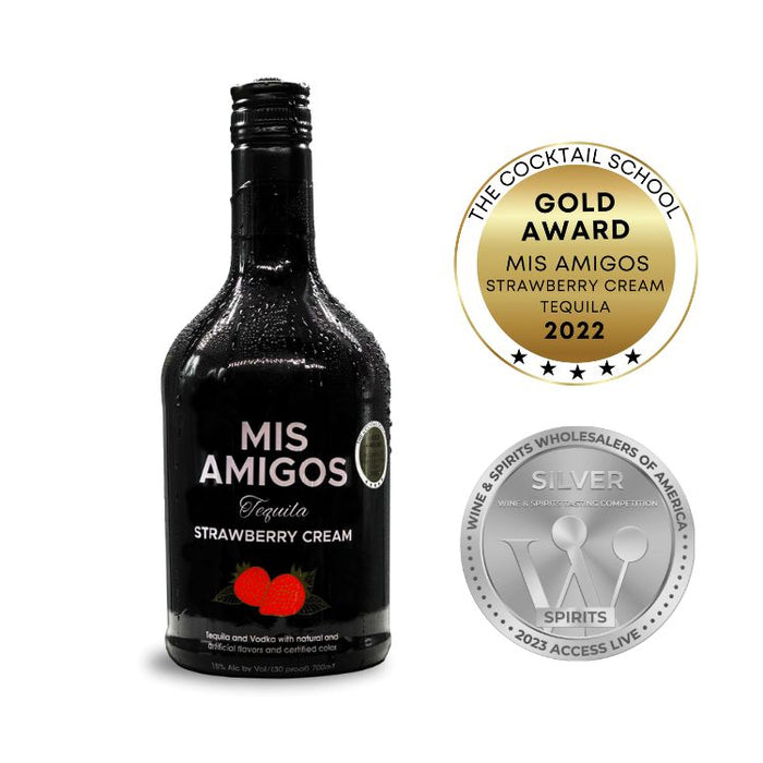 Mis Amigos - Strawberry Cream Tequila Liqueur