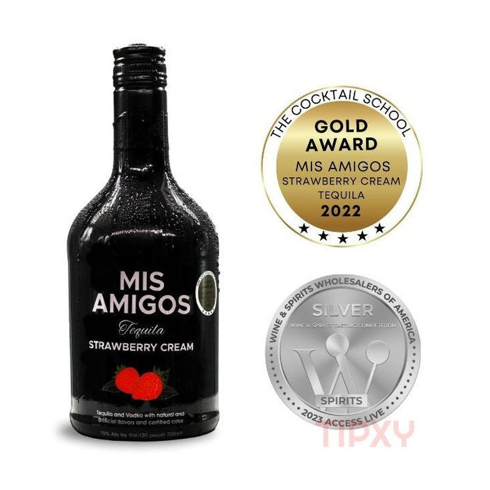 Mis Amigos - Strawberry Cream Tequila Liqueur - TIPXY