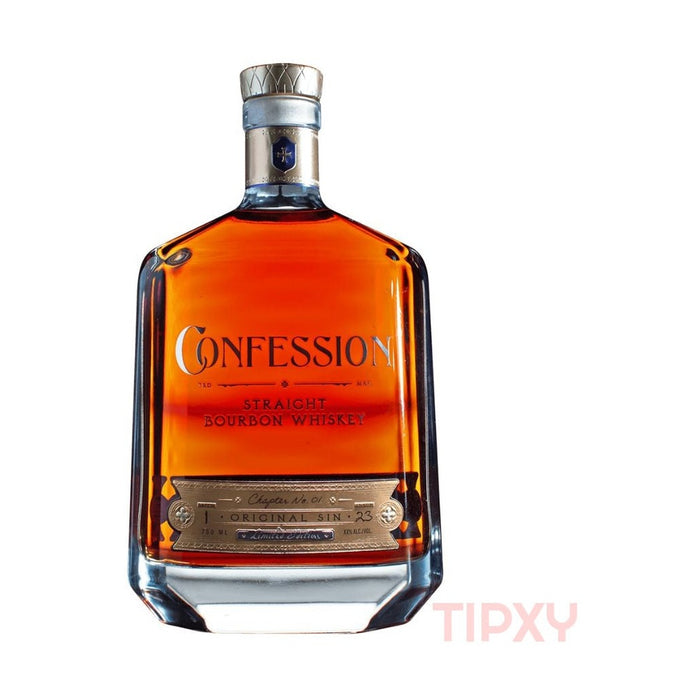 Burnt Church Distillery - Confession Straight Bourbon Whiskey Chapter 1 Original Sin Limited Edition - TIPXY