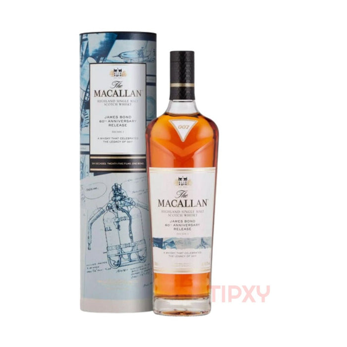 Macallan - James Bond 60th Anniversary Decade I Single Malt Scotch Whisky - TIPXY