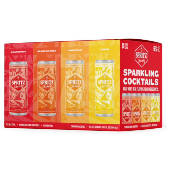 Spritz Society Variety Cans 250ml (200ml cans) - TIPXY