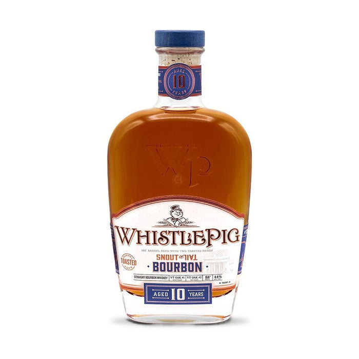 WhistlePig - 10 Year Old Toasted Barrel Aged From Snout-To-Tail Straight Bourbon Whiskey - TIPXY