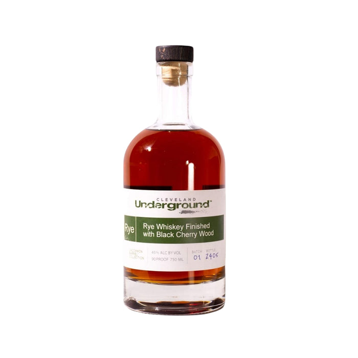 Cleveland Whiskey - Cleveland Underground Rye Whiskey Finished with Black Cherry Wood - TIPXY