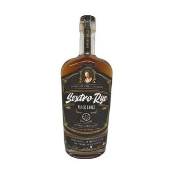 Sextro Rye - Black Label Authentic Prohibition Rye Whiskey - TIPXY