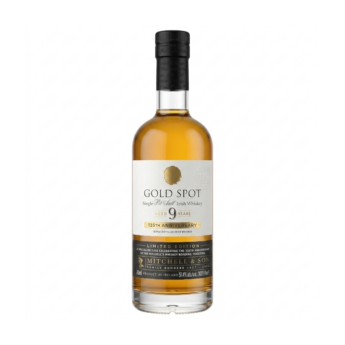 Spot Whiskeys - Gold Spot 9 Year Old Single Pot Still Limited Edition 135th Anniversary Edition Irish Whiskey - TIPXY