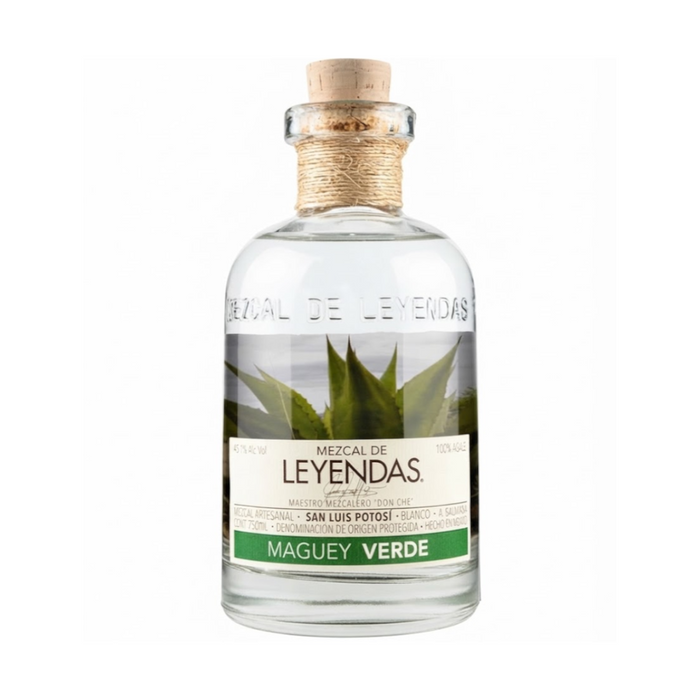 Mezcal de Leyendas - Maguey Verde Blanco Mezcal Artesanal - TIPXY