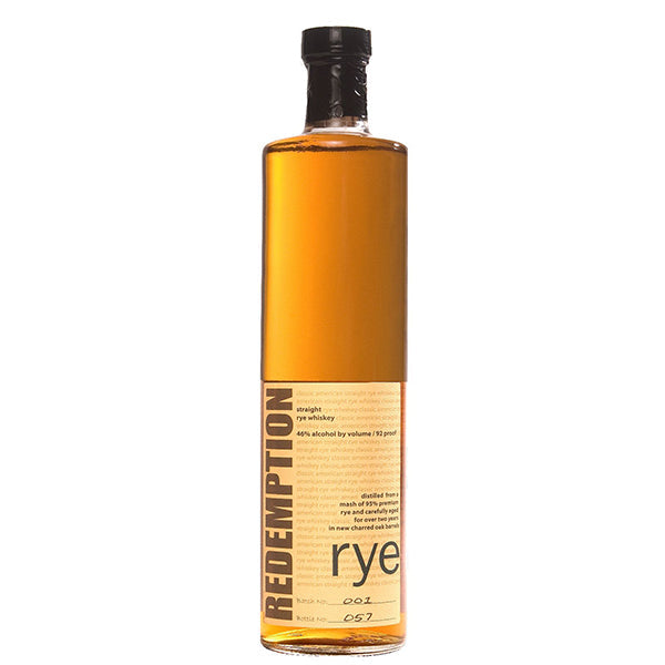 Redemption - Straight Rye Whiskey - TIPXY