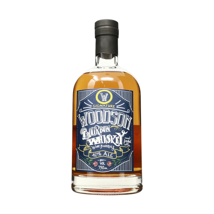 Woodson Whiskey - Team 144 Michigan Commemorative Bottle Bourbon Whiskey - TIPXY