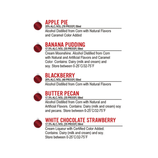 Ole Smoky - Moonshine Minis Candy Cane Gift Pack - TIPXY