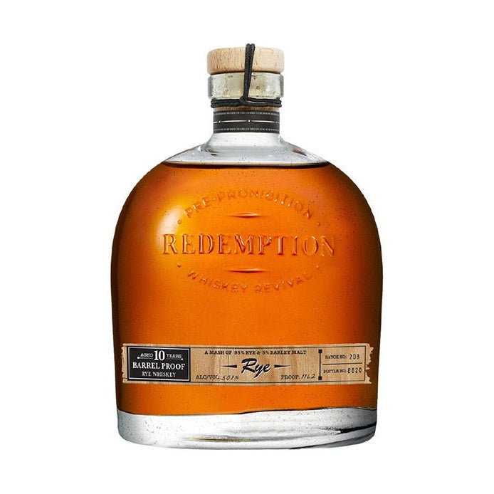 Redemption - 10 Year Barrel Proof Rye Whiskey - TIPXY