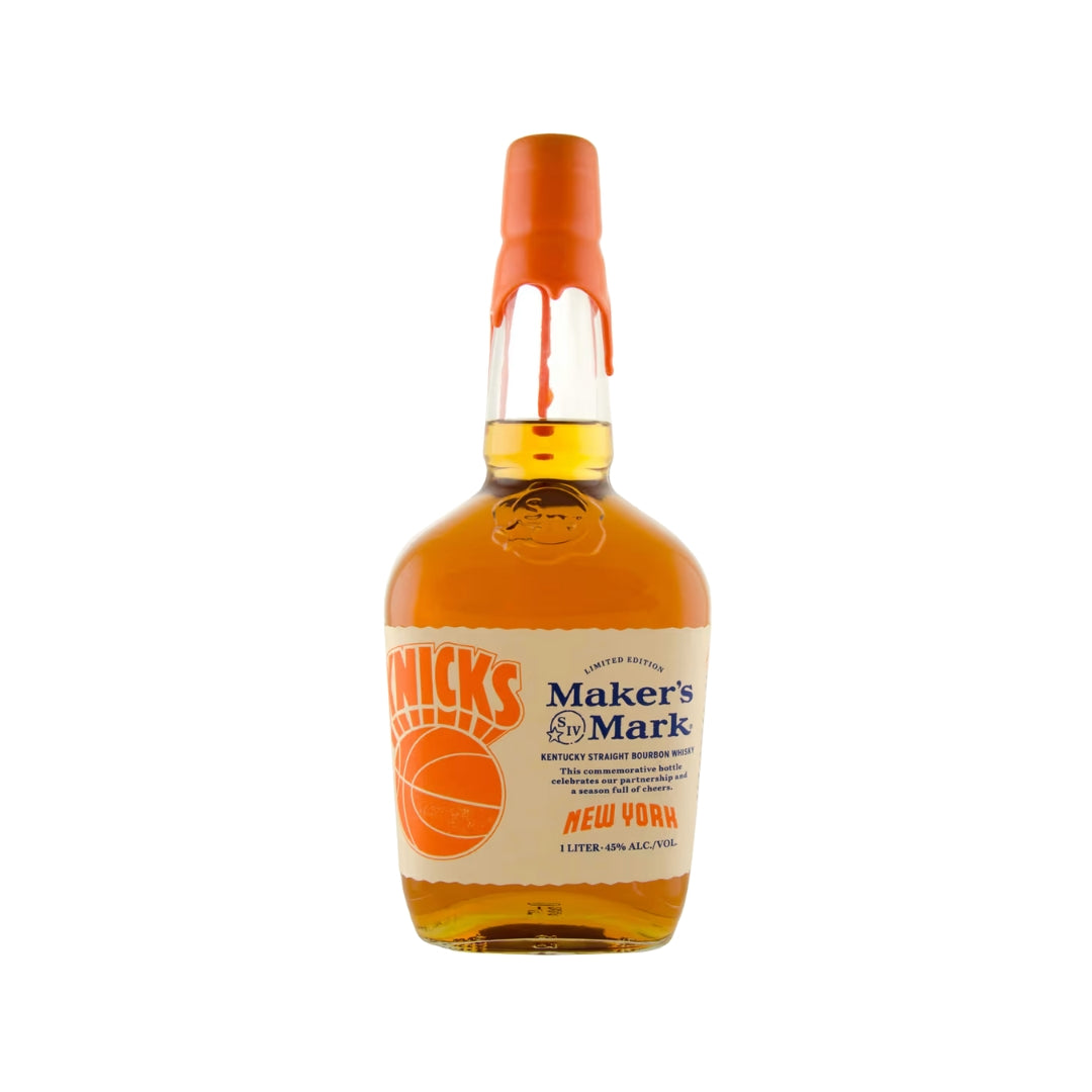 Maker's Mark - Limited Edition New York Knicks Kentucky Striaght Bourbon Whiskey - TIPXY