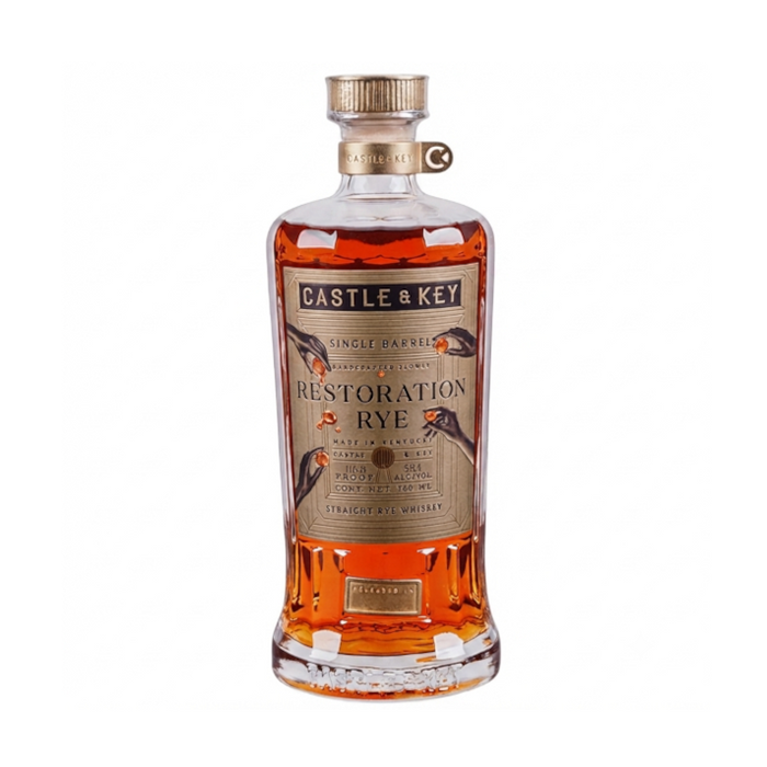Castle & Key - Single Barrel Restoration Eureka Whiskey Club Rye DSP-KY-18 - TIPXY