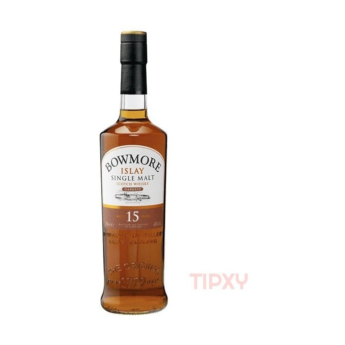 Bowmore - 15 Year Old Darkest Single Malt Scotch Whisky - TIPXY