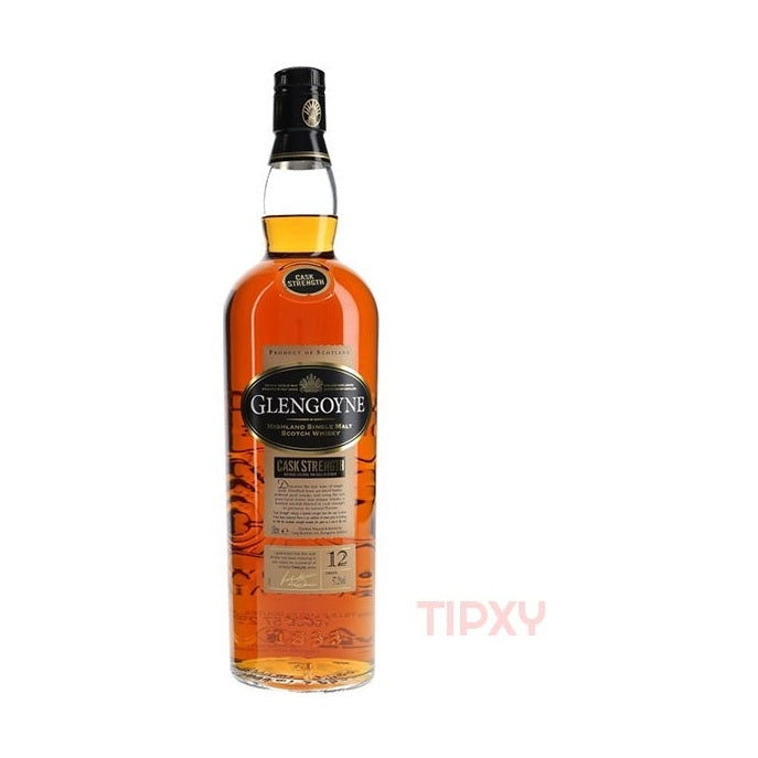 Glengoyne Highland Single Malt Scotch Whiskey Time Keeper/ with glass - TIPXY
