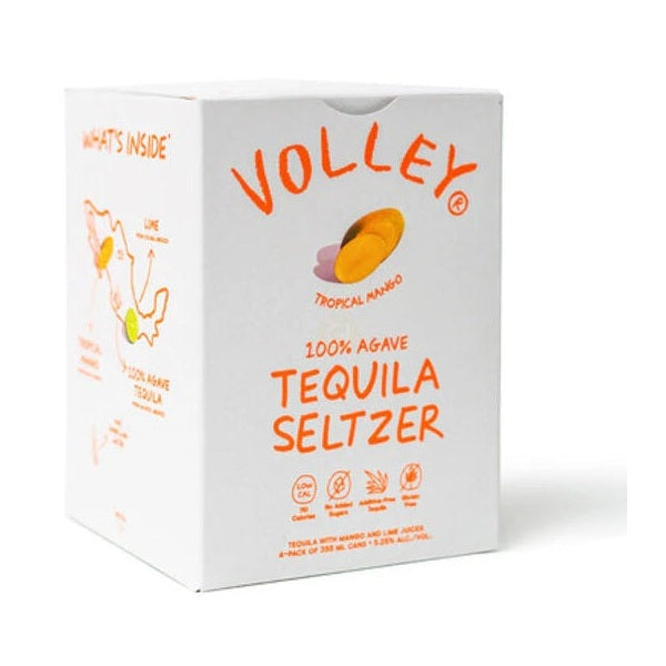 Volley - Tropical Mango Seltzer (4 pack) - TIPXY