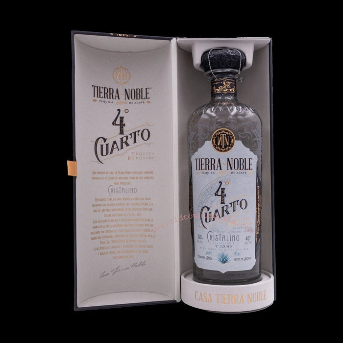 Tierra Noble - 4 Cuarto Tequila Cristalino - TIPXY