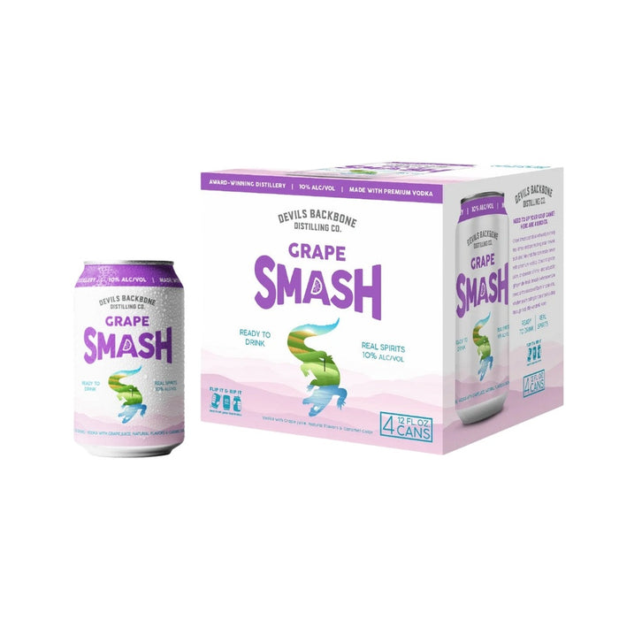 Devils Backbone - Grape Smash Ready to Drink Cocktail (4 Pack) - TIPXY