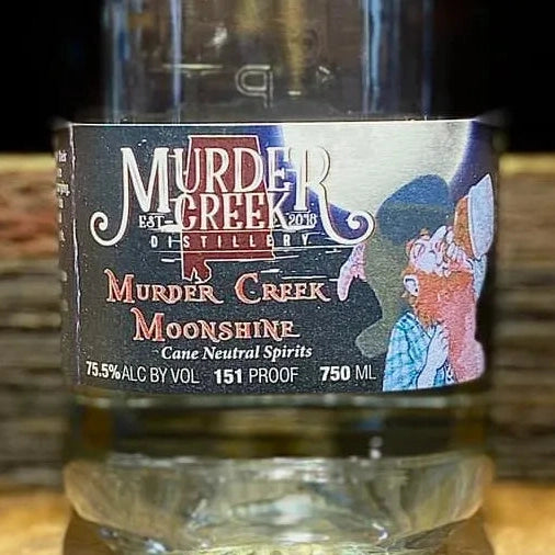 Murder Creek Distillery - 151 Proof Clear Moonshine - TIPXY