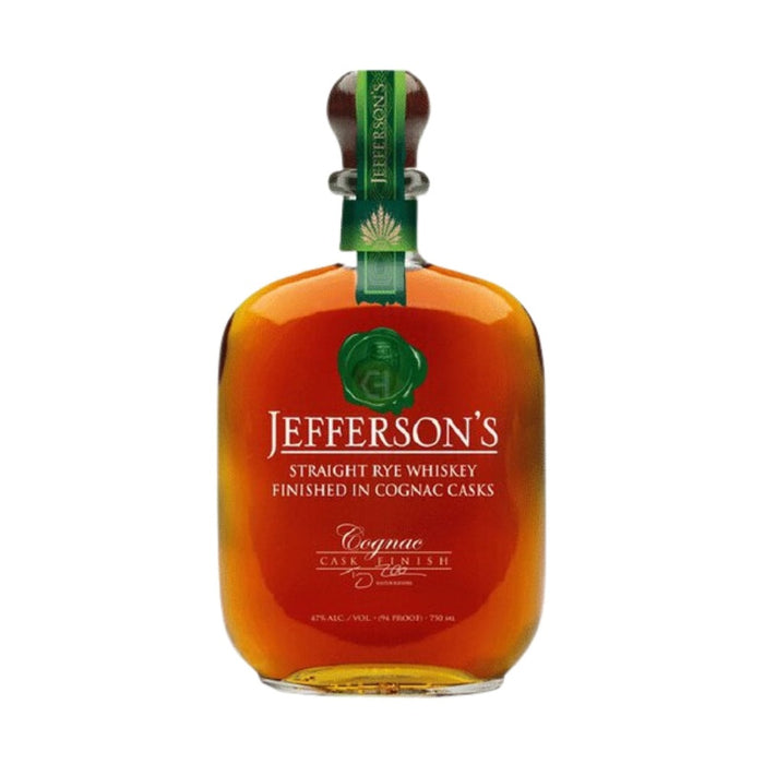 Jefferson's - Straight Rye Whiskey Finished In Cognac Casks - TIPXY