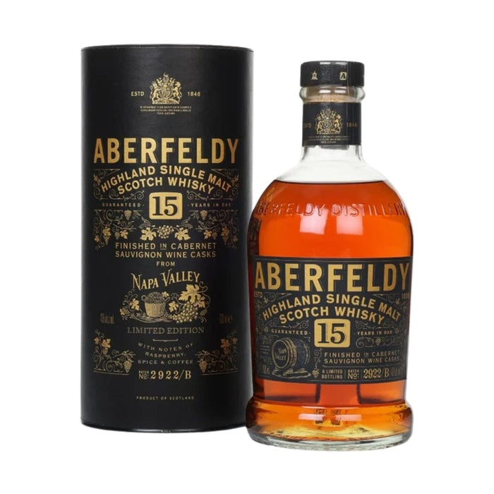Aberfeldy - 15 Year Old Napa Valley Red Wine Cask Finish Single Malt Scotch Whisky - TIPXY