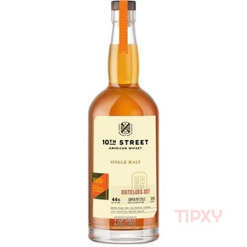 10 th Steet - Peated Single Malt Copper Pot Stills  Double Distilled - TIPXY