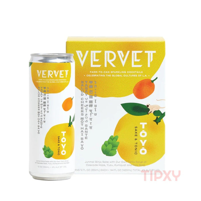 Vervet - Vervet Toyo Sake & Tonic (4 Pack)12 FL - TIPXY