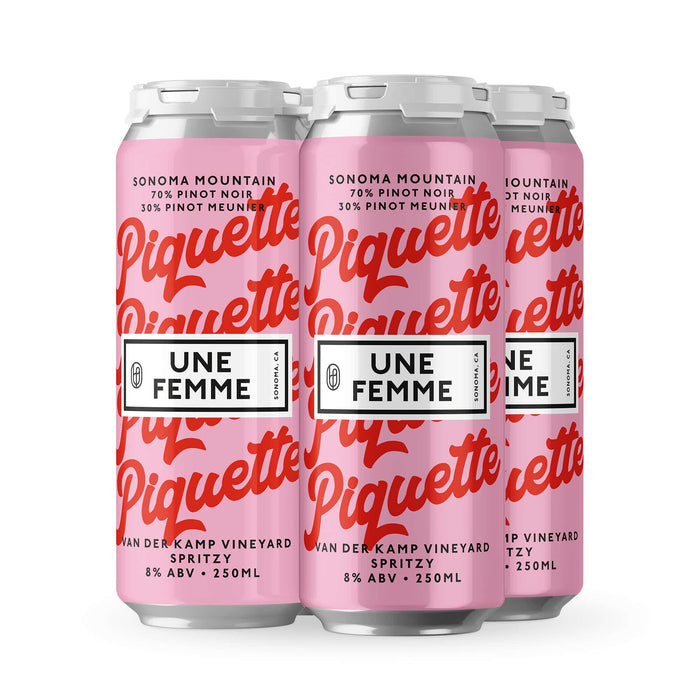 Une Femme - Piquette Pinot Noir Red Wine (4 Pack) - TIPXY