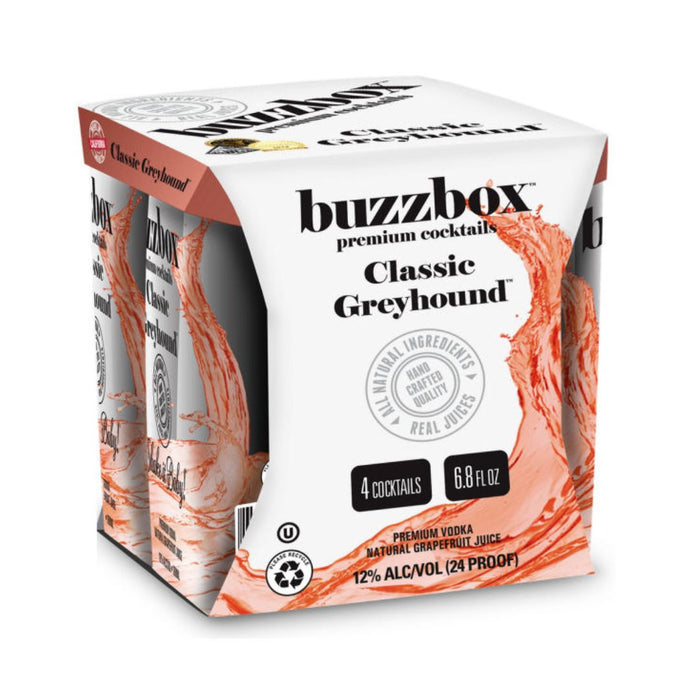 Buzzbox - Classic Greyhound Vodka Ready to Serve Premium Cocktail - TIPXY