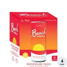 Beach Whiskey Co - Watermelon Peach (4 pack) - TIPXY
