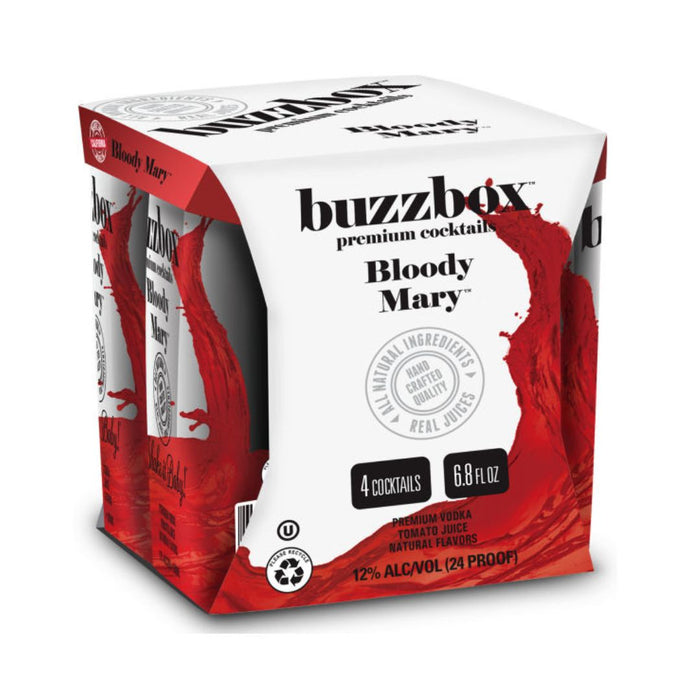 Buzzbox - Bloody Mary Ready to Serve Premium Cocktail - TIPXY