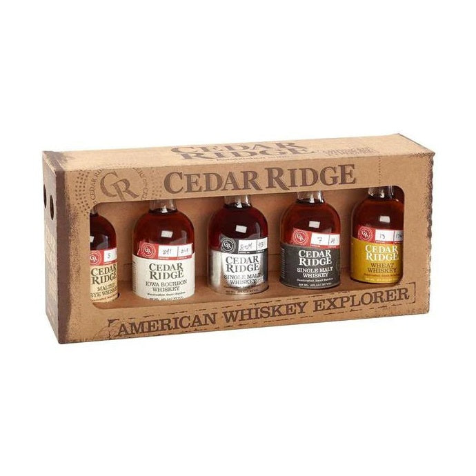 Cedar Ridge - American Whisky Explorer Pack (5 Pack) - TIPXY