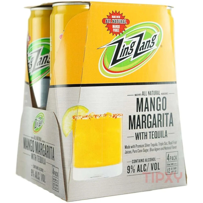 Zing Zang Mango Margarita w/ Tequila ( 4 Pack)