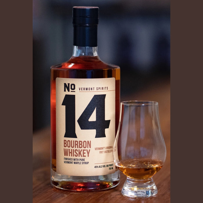 Vermont Spirits - No 14 American Bourbon Whiskey Finished with Pure Vermont Maple Syrup - TIPXY