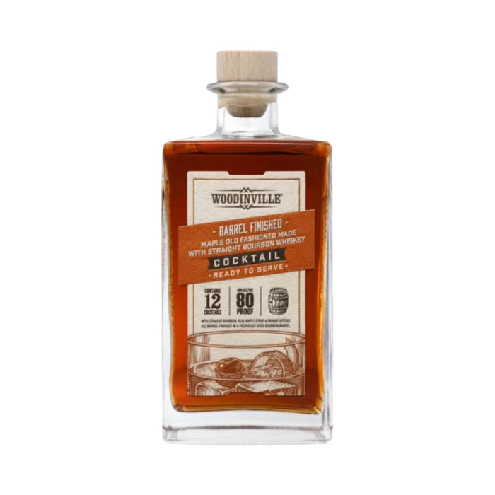 Woodinville - Barrel Finished Maple Old Fashioned Ready to Drink Cocktail - TIPXY