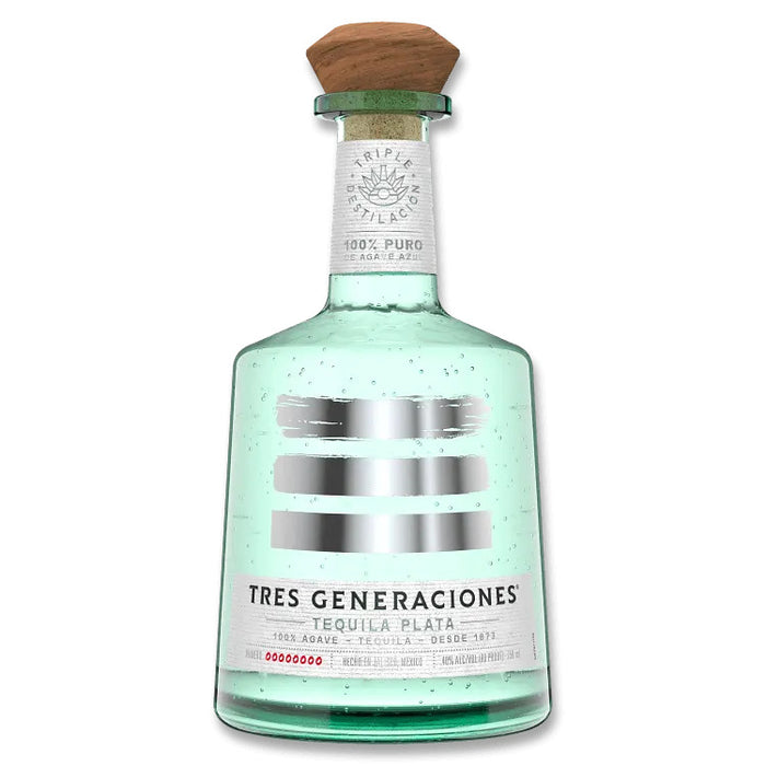 TRES - GENERACIONES TEQUILA PLATA 80