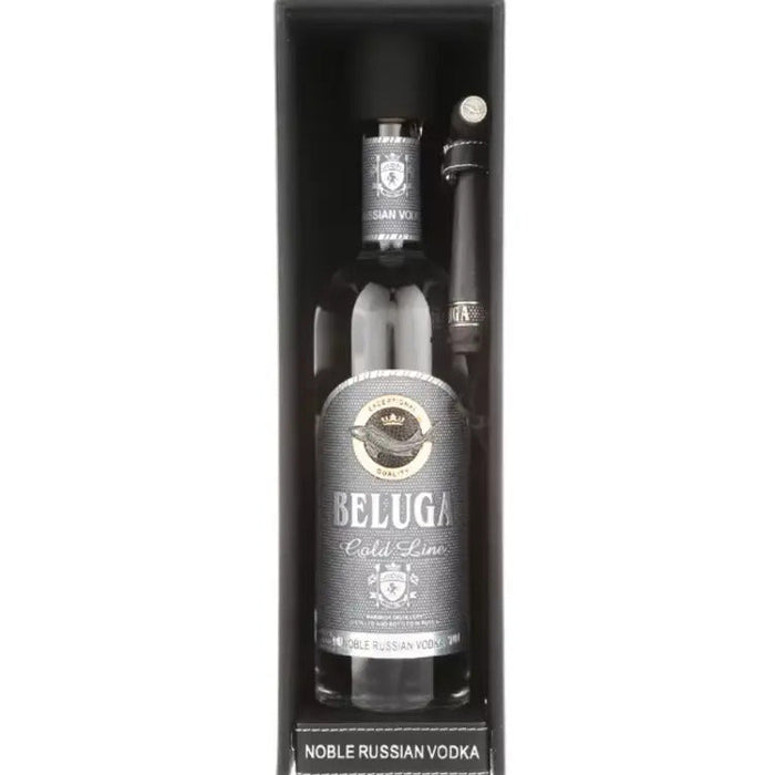 Beluga - Gold Line Vodka Gift Set with Leather box - TIPXY