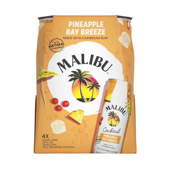 Malibu - Pineapple Bay Breeze (4 pack) - TIPXY