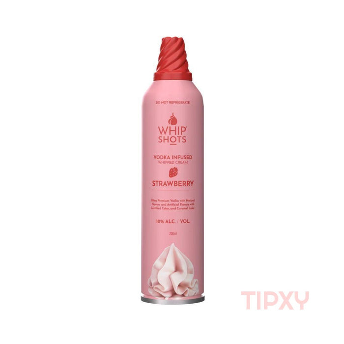 Whip Shots - Vodka Infused Strawberry Whipped Cream - TIPXY
