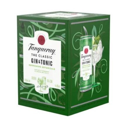 Tanqueray - The Classic Gin & Tonic (4 Pack) - TIPXY